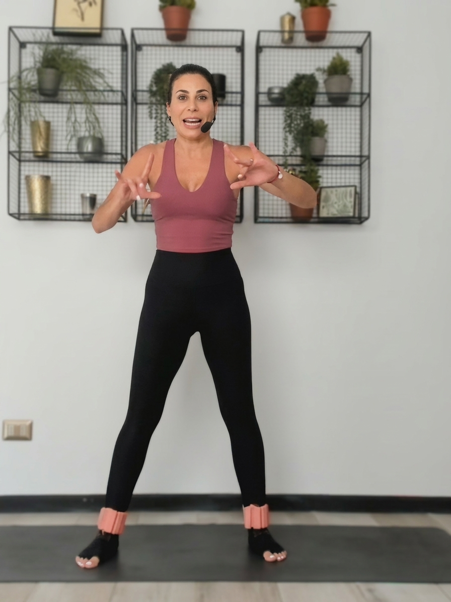 Fuerza intermedia: glúteos, abdomen y piernas